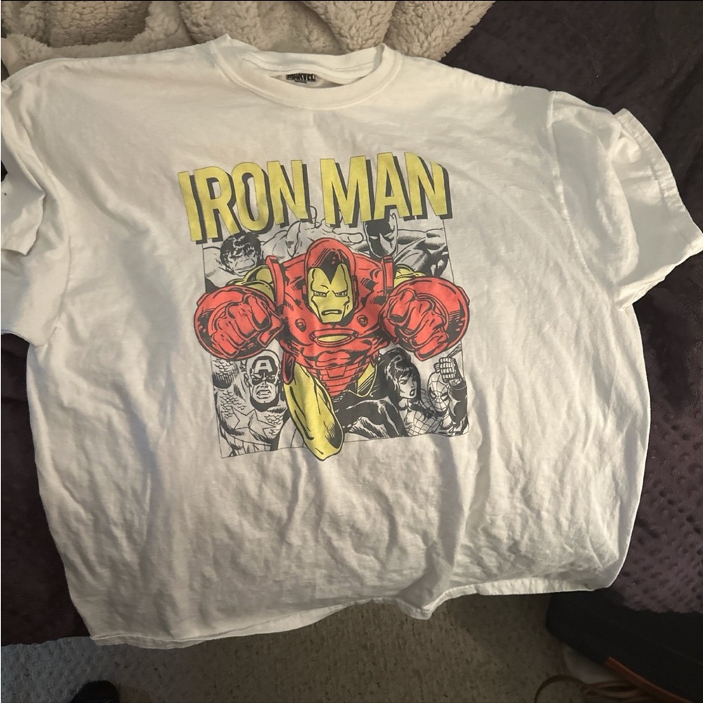 Marvel Iron Man Graphic T-Shirt - White